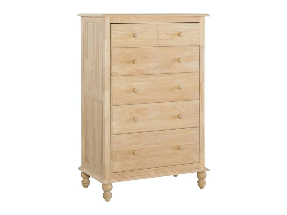 John Thomas Unfinished Cottage 5 Drawer Chest BD-2005 image