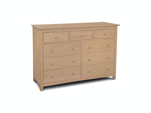 John Thomas Unfinished Lancaster 9-Drawer Dresser image