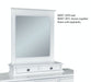 John Thomas Cottage Mirror in Pure White image