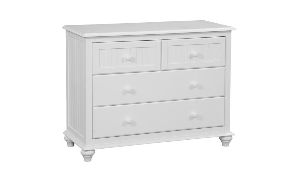John Thomas Cottage Cottage 4 Drawer Chest in Pure White image