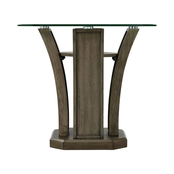 Dapper Square End Table Grey