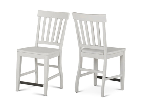 Steve Silver Cayla Counter Chair in Antique White (Set of 2) - Furniture House (VA)