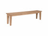 John Thomas Unfinished 72'' Farmhouse Shaker Bench image