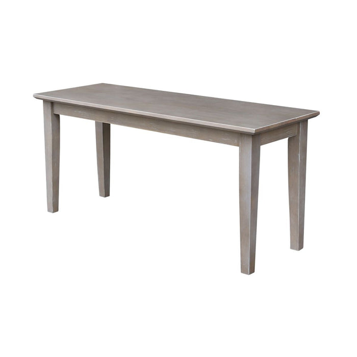 John Thomas Dining Essentials Bench in Taupe Gray image