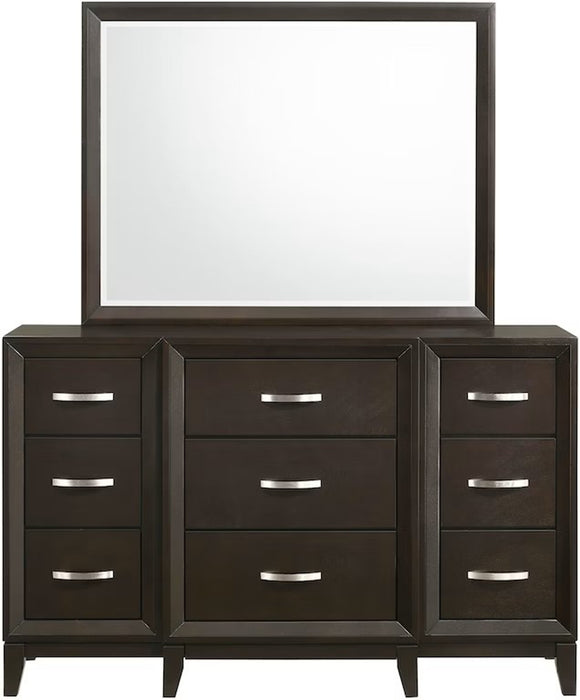 Elements International Beaumont Youth Dresser in Merlot