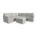 Flex 5-Seat Sectional with Narrow Arm and Ottoman - Furniture House (VA)