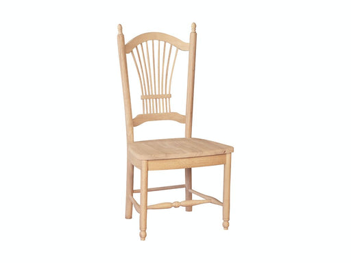 John Thomas Unfinished Sheaf Back Side Chair image