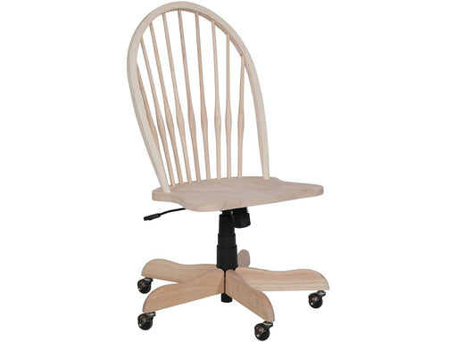 John Thomas Unfinished Tall Windsor Desk Chair image