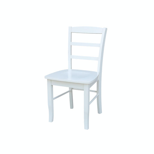 John Thomas Dining Essentials Madrid Side Chair in White image