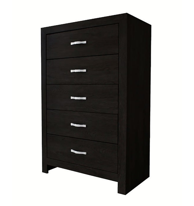 Crown Mark Furniture Jaylen 5 Drawer Chest in Black image