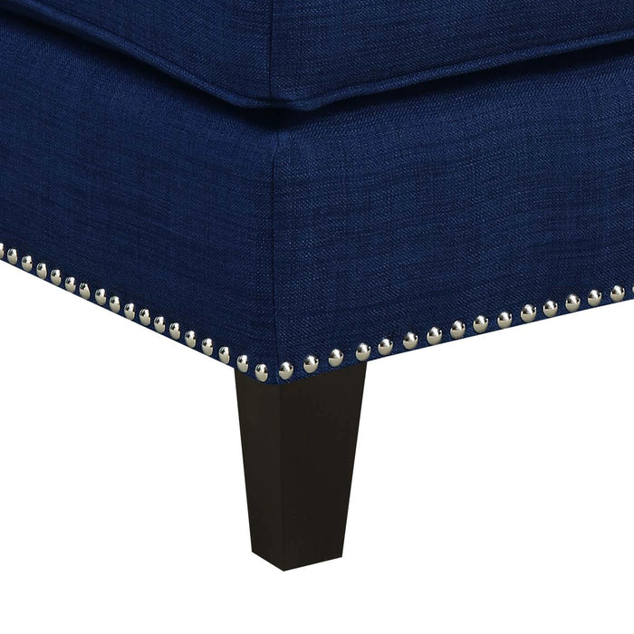 Erica 497 Ottoman W/Chrome Nail (ISTA 3)