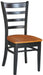 John Thomas Dining Essentials Emily Side Chair in Black & Cherry image