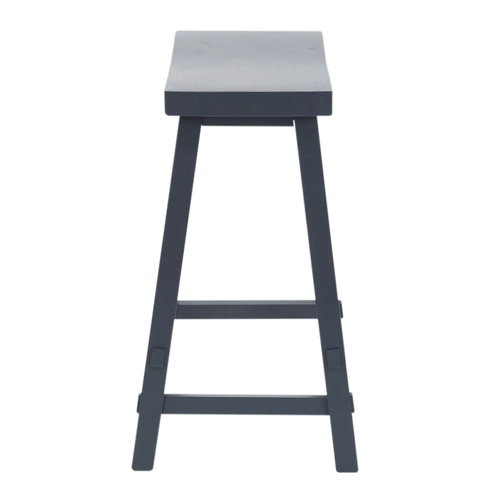 Creations 24 Inch Sawhorse Counter Stool- Navy image