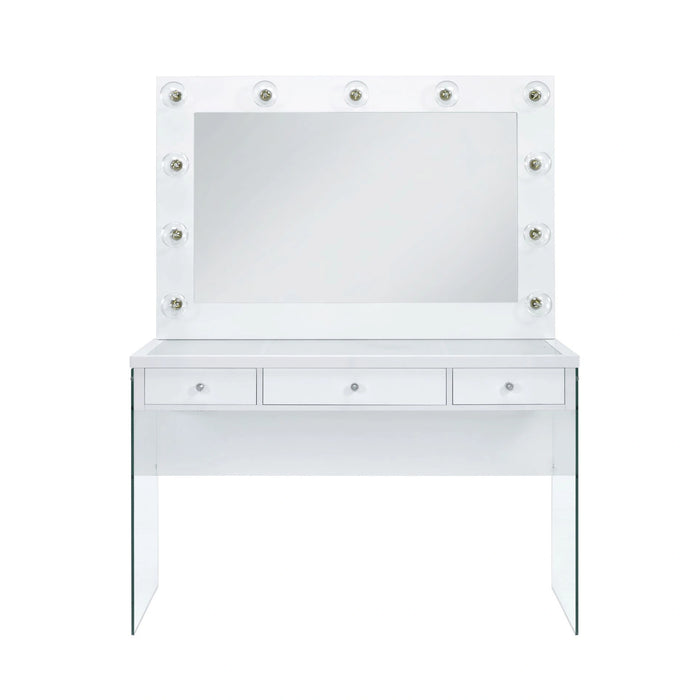 Jacey Complete Dressing Table with Lightbulbs