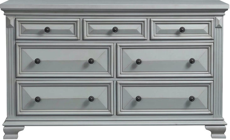 Elements International Calloway Grey Dresser in Grey image