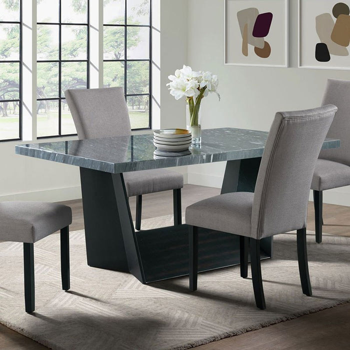 Elements International Beckley Dining Table in DarkC