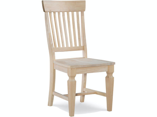 John Thomas Unfinished Vista Slatback Side Chair image