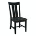 John Thomas Cosmopolitan Ava Side Chair in Coal & Black image
