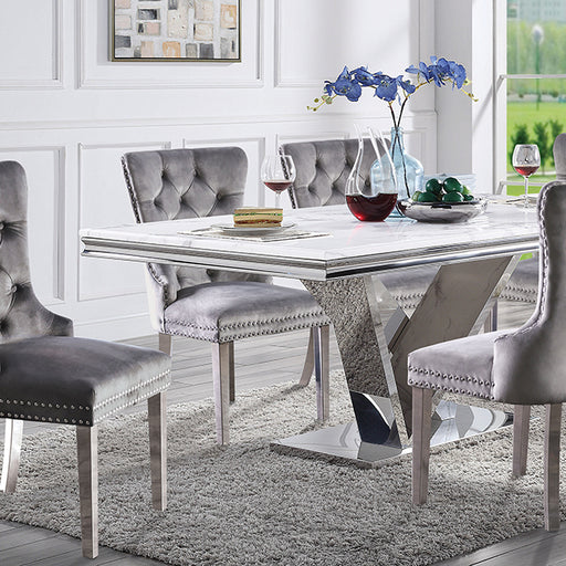 Valdevers 7 Pc Dining Table Set - Furniture House (VA)