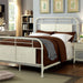 Haldus Cal.King, E.King, & Twin Bed White, Ivory, & Red - Furniture House (VA)