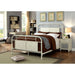 Haldus Cal.King, E.King, & Twin Bed White, Ivory, & Red - Furniture House (VA)