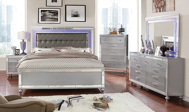 Brachium Queen Bedroom Set Silver - Furniture House (VA)