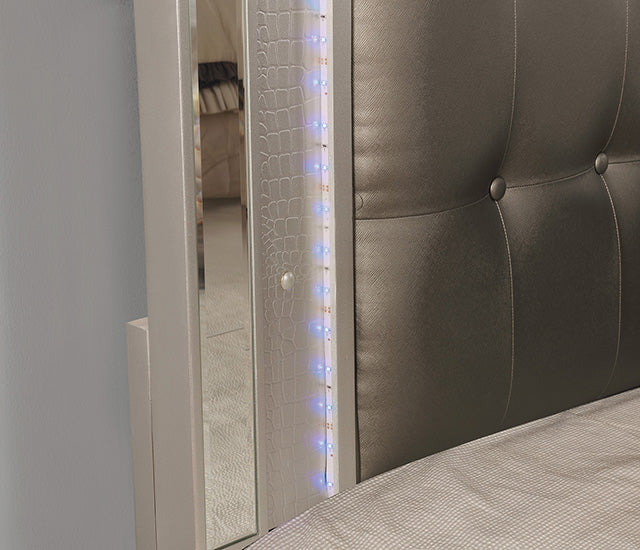 Brachium Queen Bedroom Set Silver - Furniture House (VA)