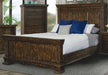 Elements International Condesa Tobacco King Panel Bed in Brown image