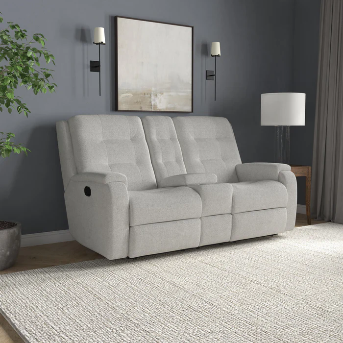 POWER LOVESEAT WITH POWER HEADREST AND CONSOLE