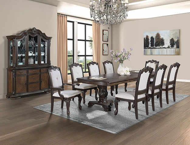 Kiera Arm Chair-Coffee Brown