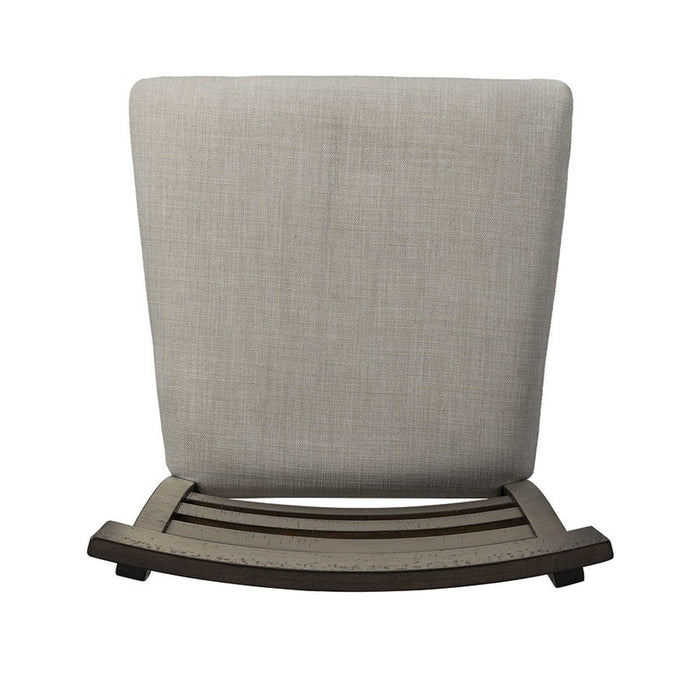 Elements International Colorado Counter Height Chair in Charcoal