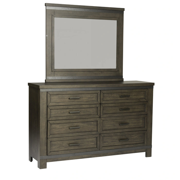 Thornwood Hills Two Sided Storage Bed, Dresser & Mirror, Night Stand image