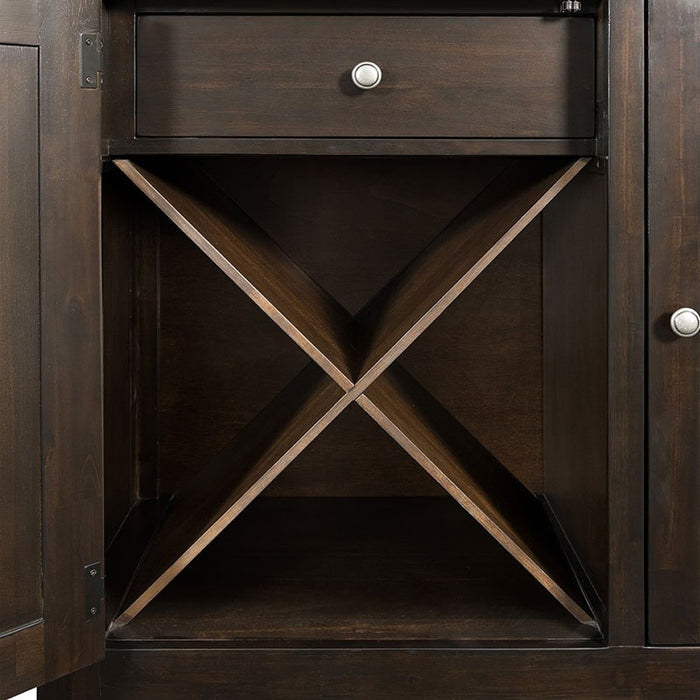 Elements International Mango Server in Dark Brown