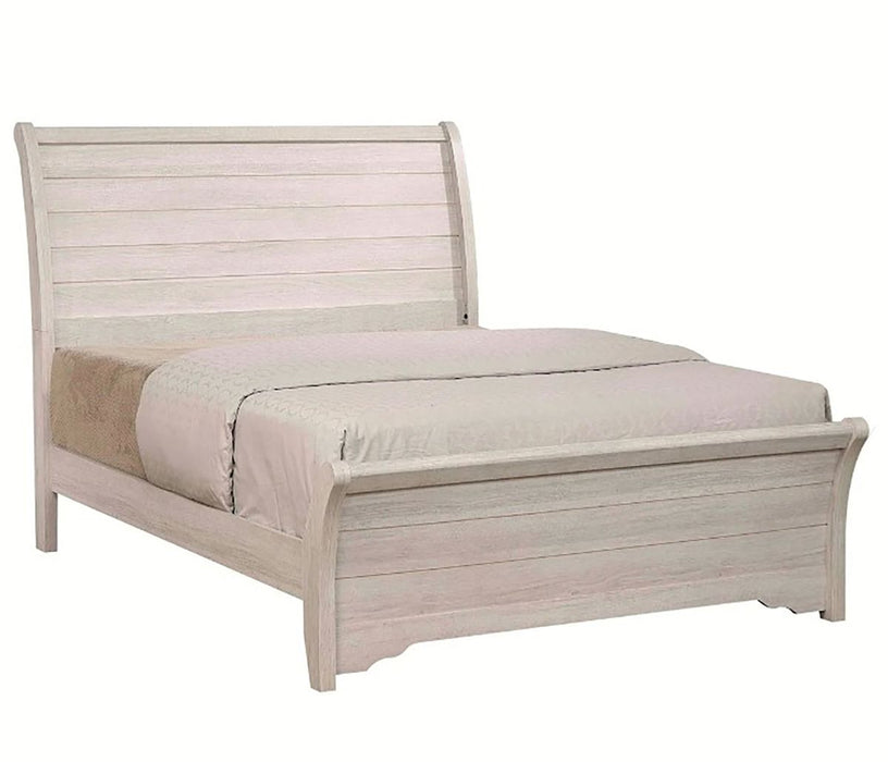 Crown Mark Furniture Coralee Queen Sleigh Bed in White B8130-Q image
