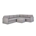 Flex 6-Seat Sectional with Narrow Arm and Storage Ottoman - 5000003380 - Furniture House (VA)