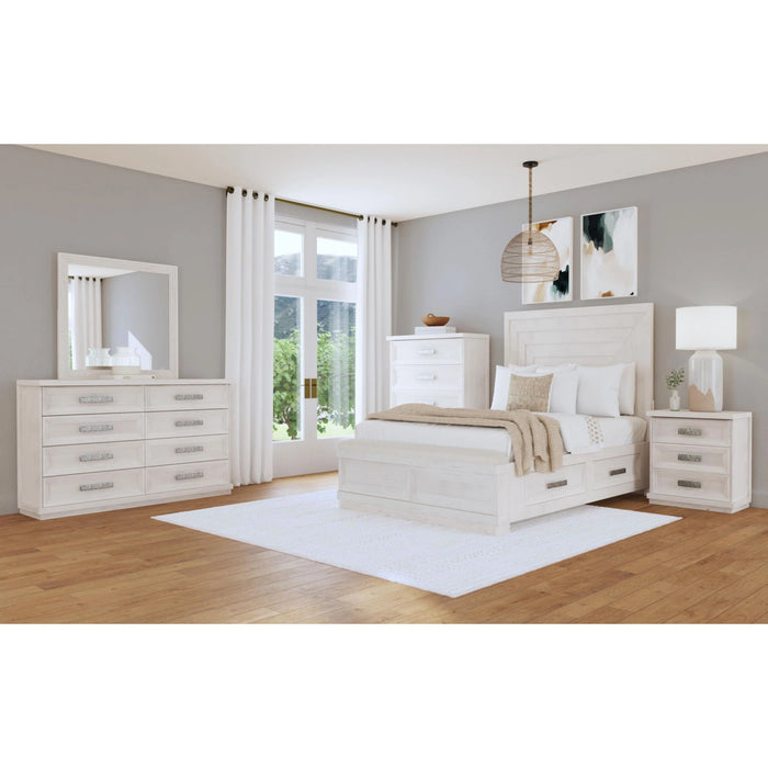 Avalanche Storage Bed in Antique White