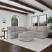 Flex 5-Seat Sectional with Narrow Arm and Ottoman - Furniture House (VA)