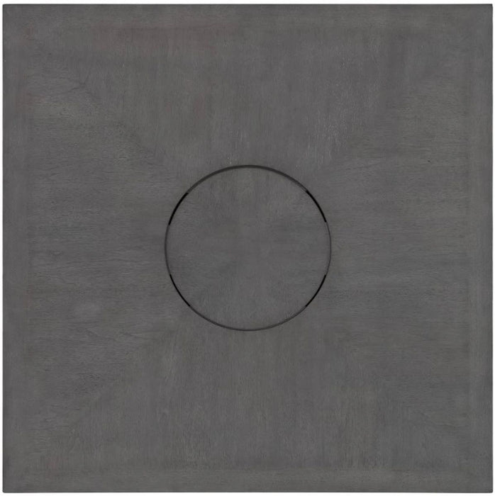 Elements International Seneca Counter Height Dining Table in Grey