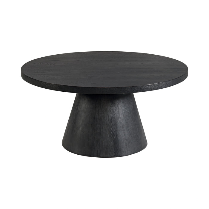 Portland Round Coffee Table in Black