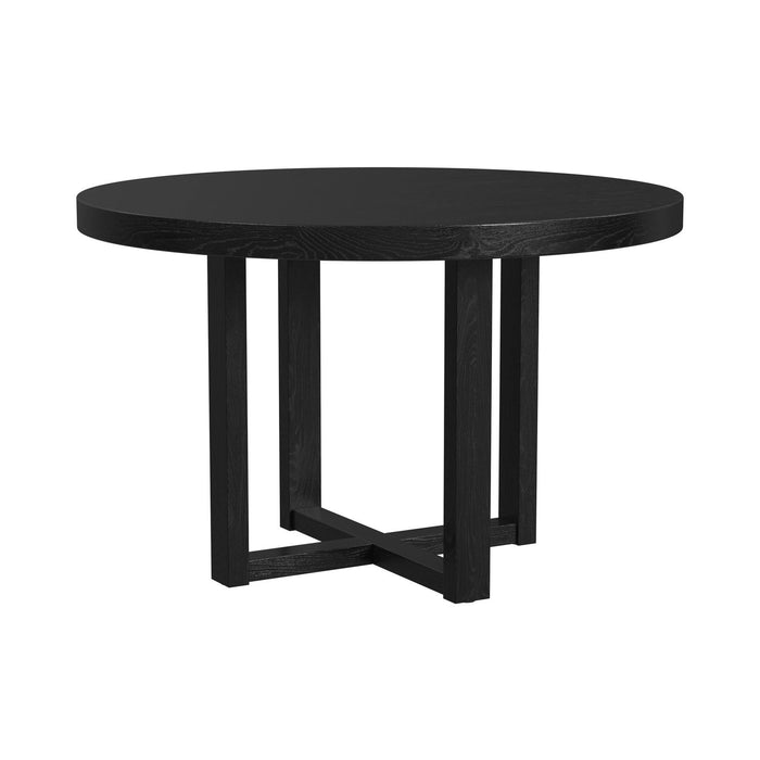 Bahama Breeze 5PC Standard Height Dining Set in Black-Table and Four Chairs
