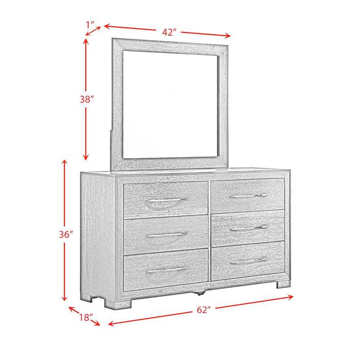 Allan Panel Bedroom Set in Black