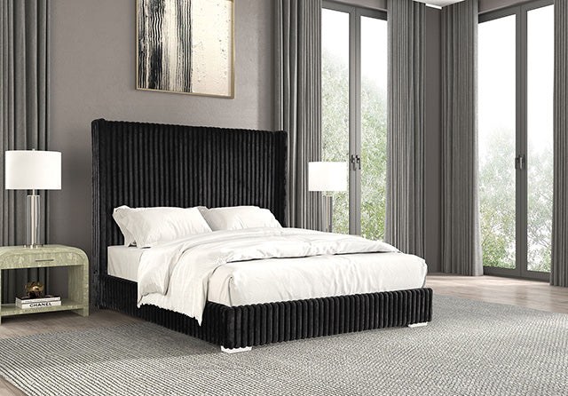 Cadwell E.King, Queen, & Full Bed White, Gray, & Black - Furniture House (VA)