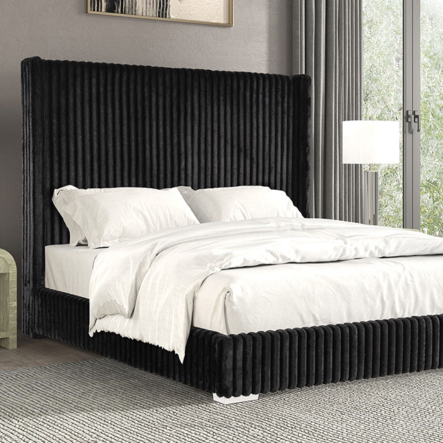 Cadwell E.King, Queen, & Full Bed White, Gray, & Black - Furniture House (VA)