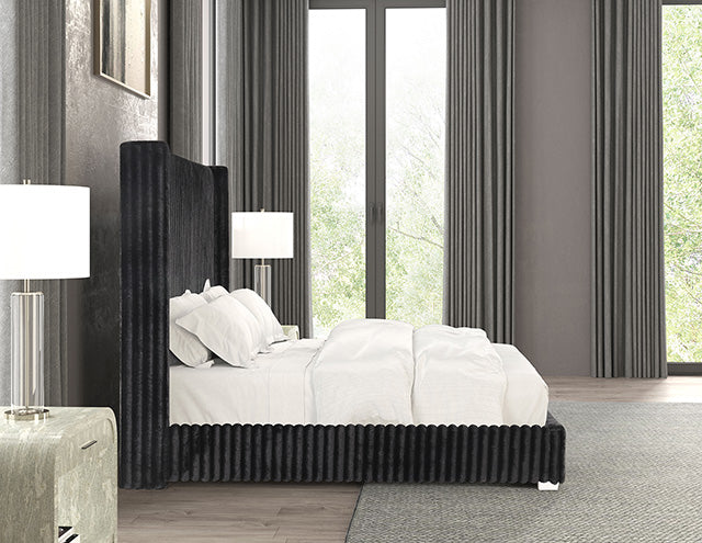 Cadwell E.King, Queen, & Full Bed White, Gray, & Black - Furniture House (VA)