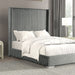 Cadwell E.King, Queen, & Full Bed White, Gray, & Black - Furniture House (VA)