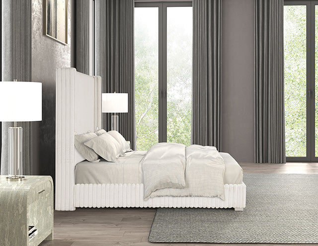 Cadwell E.King, Queen, & Full Bed White, Gray, & Black - Furniture House (VA)