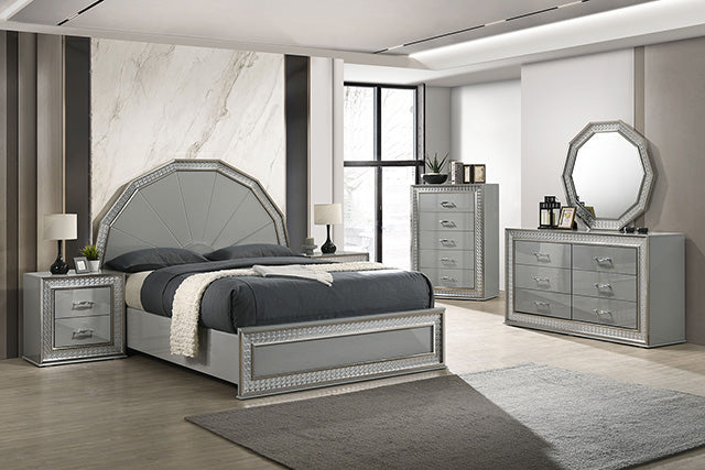 Cassiopeia E.King & Queen Bed Squre & Circular - Furniture House (VA)