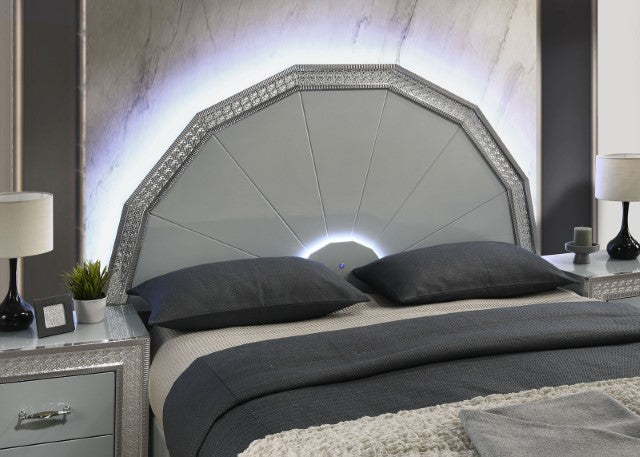 Cassiopeia E.King & Queen Bed Squre & Circular - Furniture House (VA)