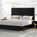 Goldsberg E.King & Queen Bed Grey & Pink - Furniture House (VA)