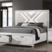 Emmeline 4 & 5 Piece Queen Bedroom Set Gray & White - Furniture House (VA)